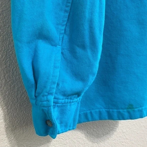 Byrkit Inc NWT Teal Blue Long Sleeve Shirt - Picture 8 of 16